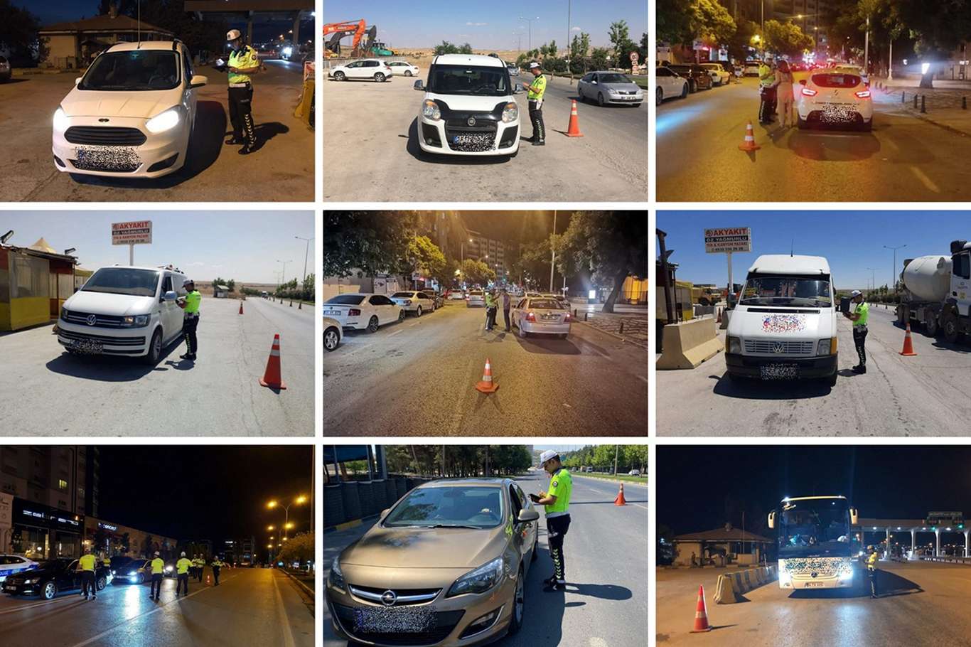 Gaziantep'te trafik denetimi: 310 araç trafikten men edildi